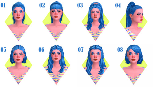 Hairs by @aharris00britney in Jewl RefinedRecolor of @aharris00britney Lexi Hair (2 versions), Isabe