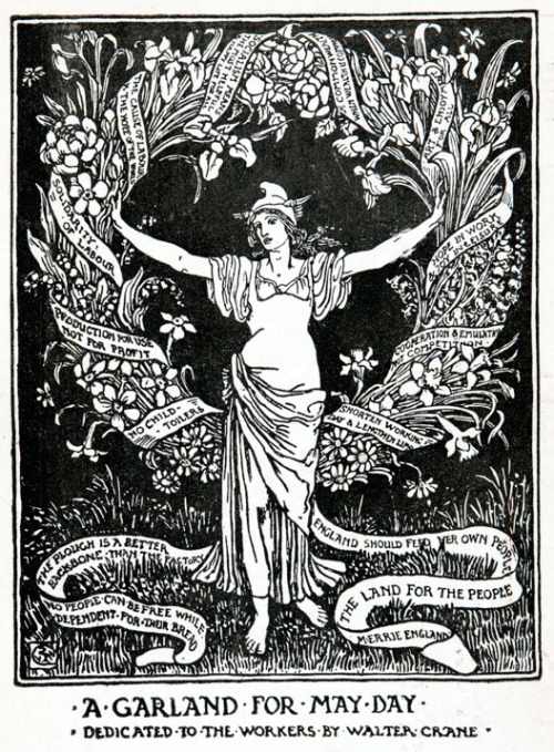 Walter Crane (1845-1915), &lsquo;A Garland for May Day&rsquo;, 1895Source