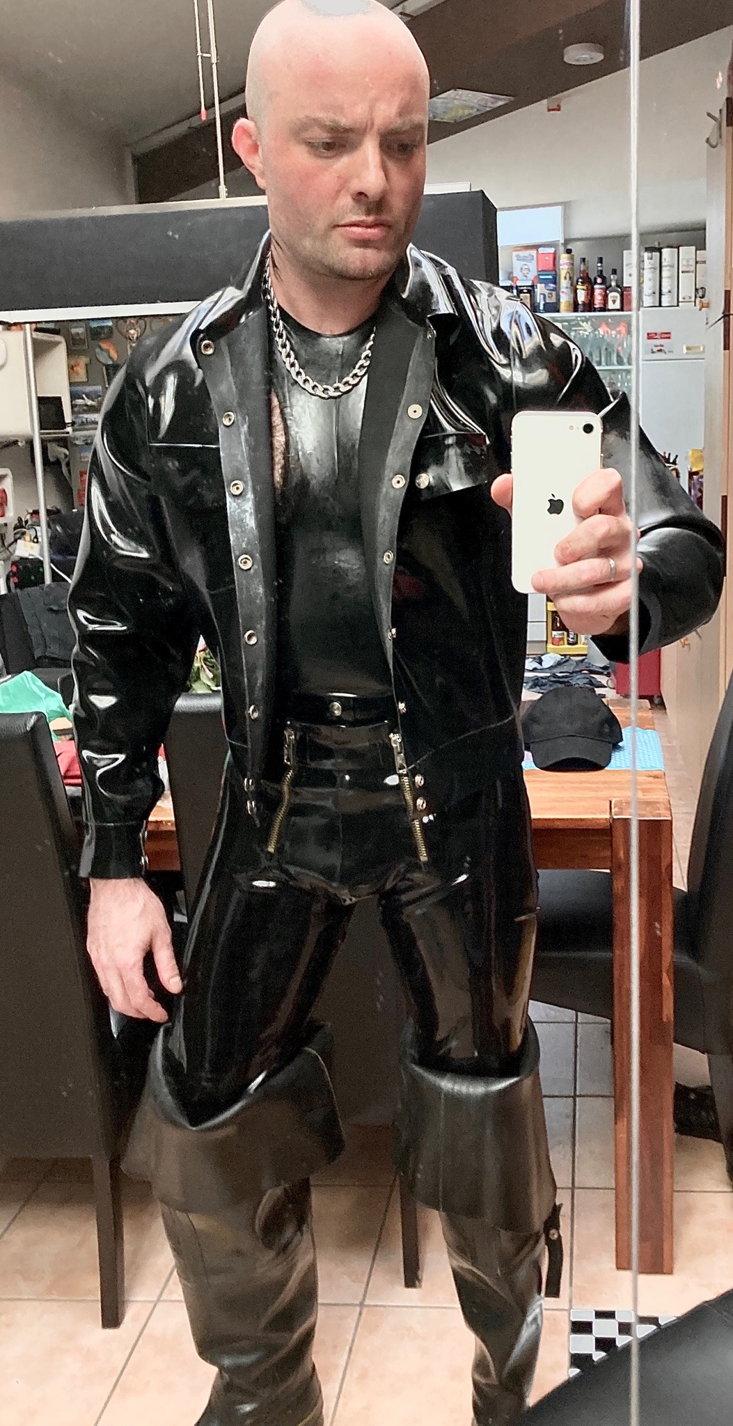 LOOKS: gay skinhead rubber leather fetish gear on Tumblr - #rubberpig