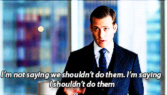 Hoechlin-Macht:  Harvey Specter + Ego 
