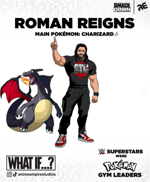 If WWE Superstars Were Pokémon Gym Leaders By Animeempirestudios