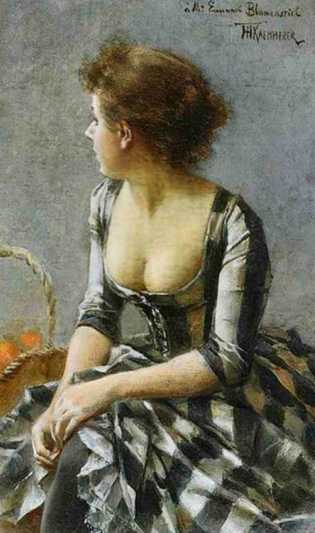 secretcinema1: Portrait of a Woman, c1895, Frederik Hendrik Kaemmerer