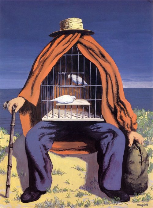 nock-nock-nock:Rene MagritteGolcondaLa Clef des ChanpsBlank SignatureL’anniversaireL’&ea
