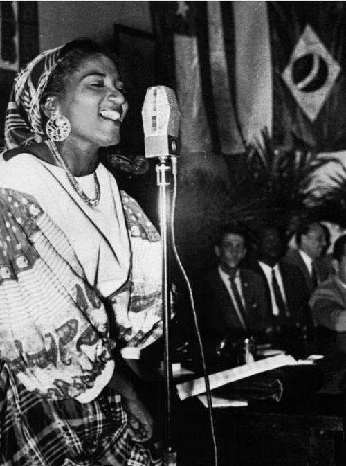 classicladiesofcolor:Haitian singer Martha Jean-Claude used her voice in songs of protest against in