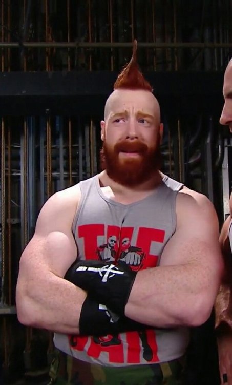 deidrelovessheamus:  Here’s a few more close ups of Sheamus from Raw last night just because he looked 😋