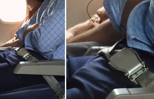 alexswiss:  spylizard:  Fasten your seat belt, folks . . . cause this sleeping