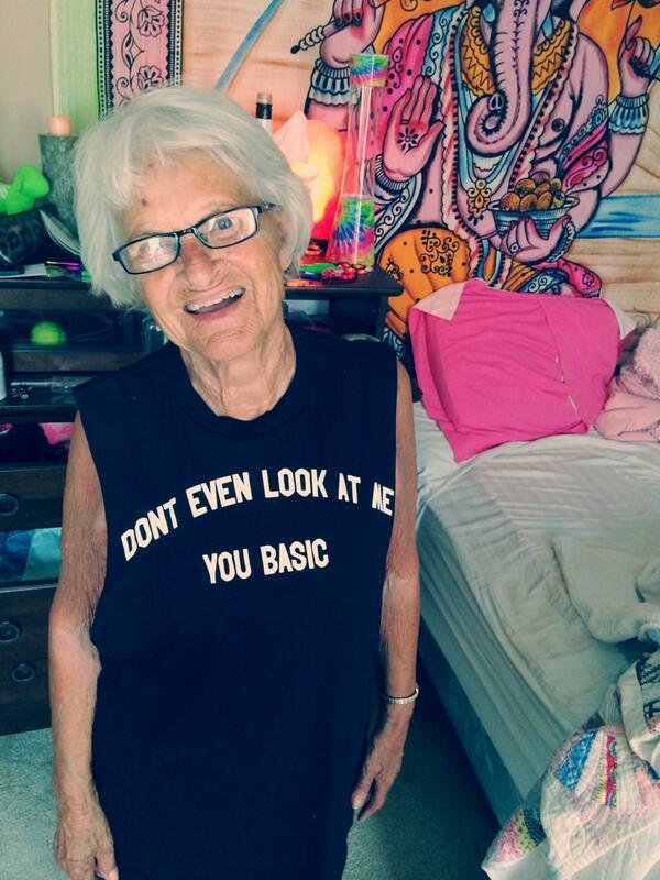 my-teen-quote:  itsgrannywinkle:  don’t even look at me, you basic  follow this