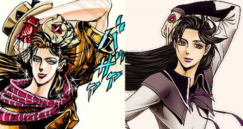 porunareff: I found a JJBA x Madoka Magica parody doujinshi and I’m dying [x]