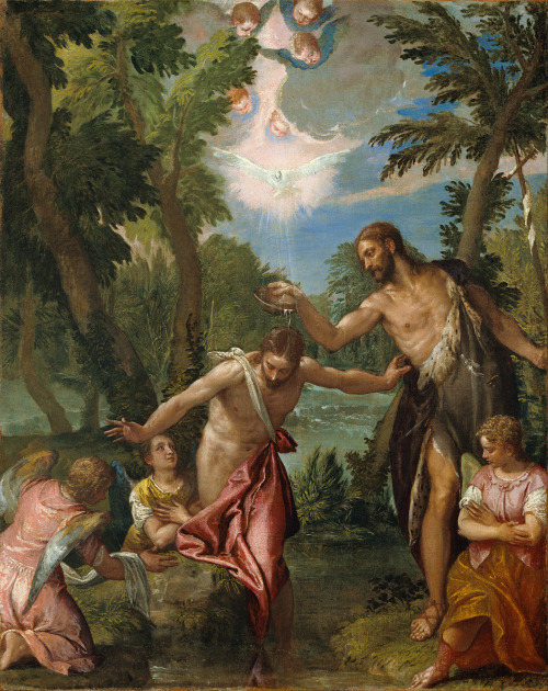 The Baptism of Christ, Paolo Veronese and workshop, ca. 1580-88