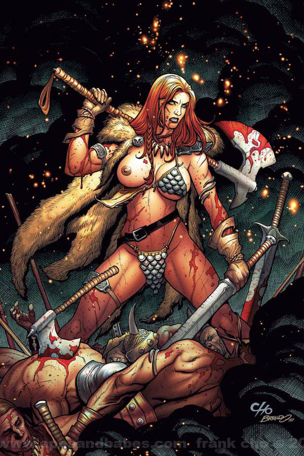 geekearth:  Red Sonja - More of my favorite Women of Comics  Super hot and an amazing