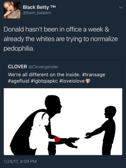 rudelyfe:  Yikes  A lot of pedophiles are actually running with this and attempting to make it a legit “movement” or “thing ” . So even if it started out as trolling .. the shit is trickling down as intended .  You gotta be fucking kidding
