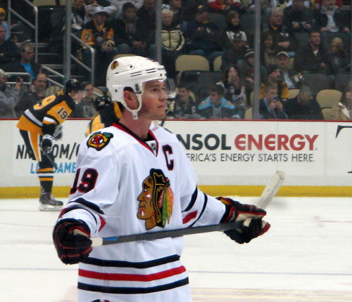 Jonny Making An "are You Not Entertained?" Face During Warm-ups, Pens V. Hawks, 01/21/15