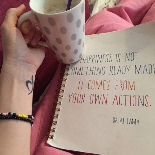 yummy-recovery: This is what my mornings usually look like. -CR