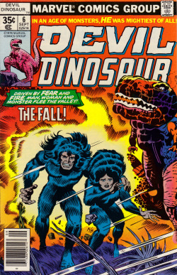 Devil Dinosaur No. 6 (Marvel Comics, 1978). Cover art by Jack