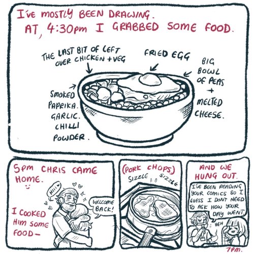 Its hourly comic day!Naturally as someone with a love for autobio content I had to join in! (The tag