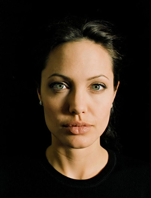 Angelina Jolie photographed by Gautier Deblonde, 2003