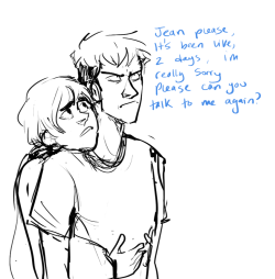 tinkerlu:  the reason this fight started in the first place was cause armin wanted to show jean a thing on the comp but accidentally called him eren and jean got really mad about it 