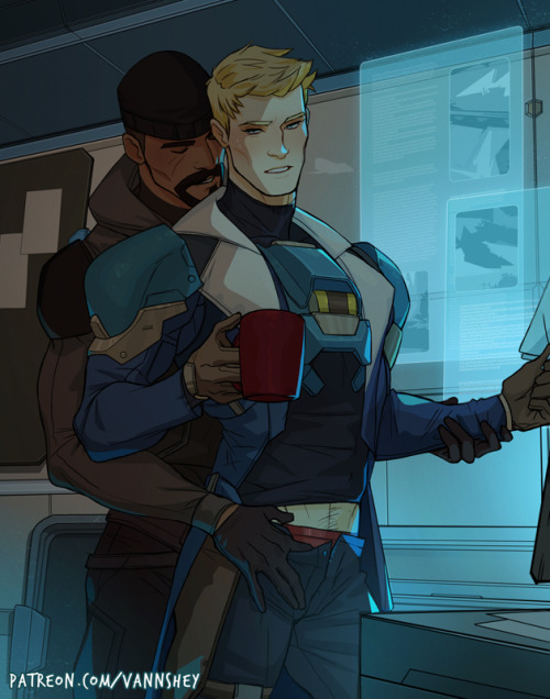 vannshey: Some sneaky young Reaper76 ❤ ❤ ❤  Art of the month for January’s Patrons. NSFW 