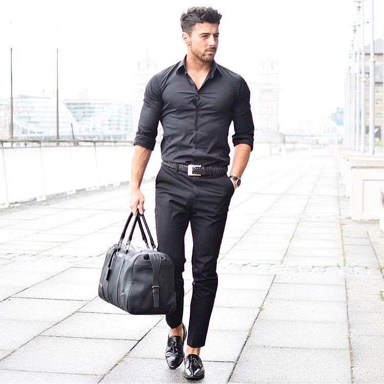 dappermenblog:DAPPER in all black @rowanrow • #DAPPERMEN