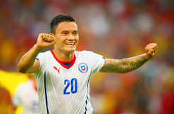 nanifique:  20’ - Eduardo Vargas / 43’ - Charles Aranguiz