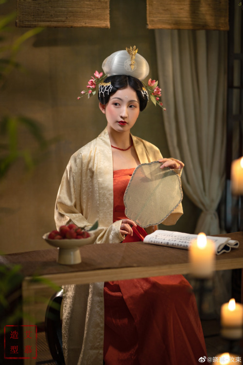 [Hanfu · 漢服]China Song Dynasty Chinese Traditional Clothing Hanfu  &amp; Hairstyle B