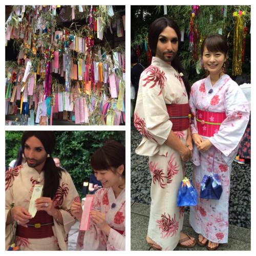 More pics from Conchita in Japan&hellip;SourceLast pics and quote from Conchitas Facebook&he