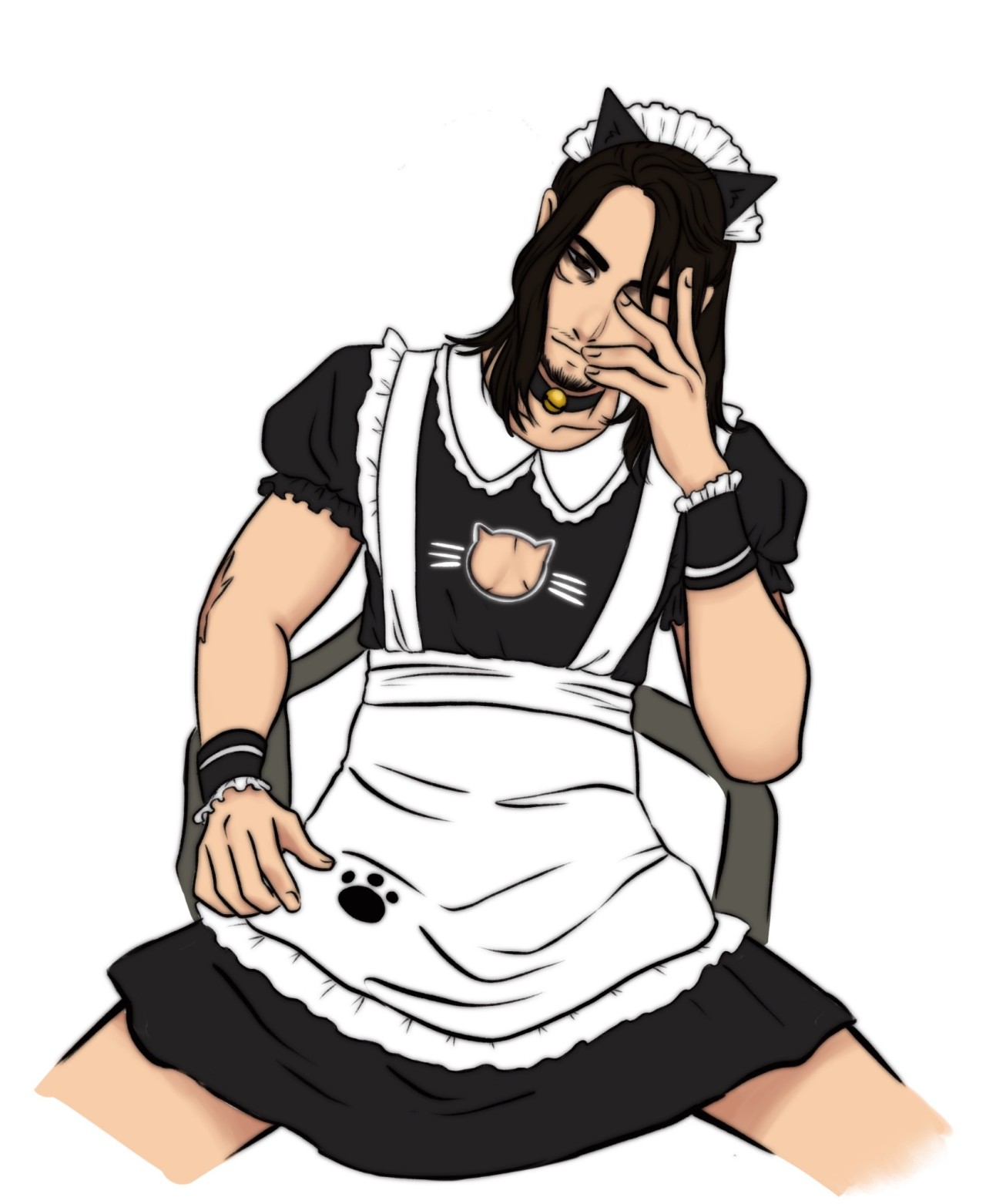 Aizawa in a maid outfit. That's it
