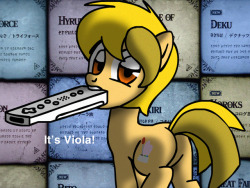 ask-gamer-pony: askbananaswit: It’s Viola!