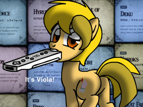 Porn Pics ask-gamer-pony: askbananaswit: It’s Viola!