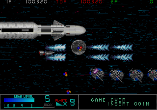 obscurevideogames:  ultrace: Of Taito’s shoot-em-ups, none has such a storied history as Darius, with its unique galactic fish-monster-ship themes. However, this different take on the term space marine is a little exotic for some people, who might