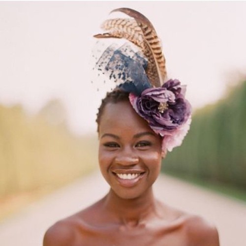 Fascinator love #2FroChicks #fascinator #hairpiece #kinkycurls #curlyhair #afro #volume #curlfriends