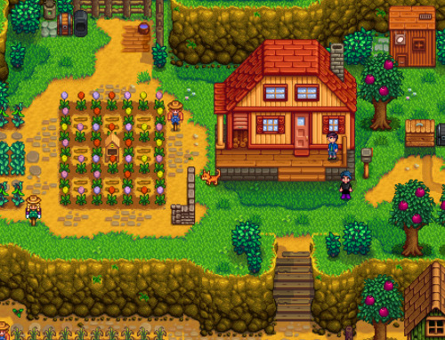 First time trying to work with a Mountain Farm I really like it #stardewvalley