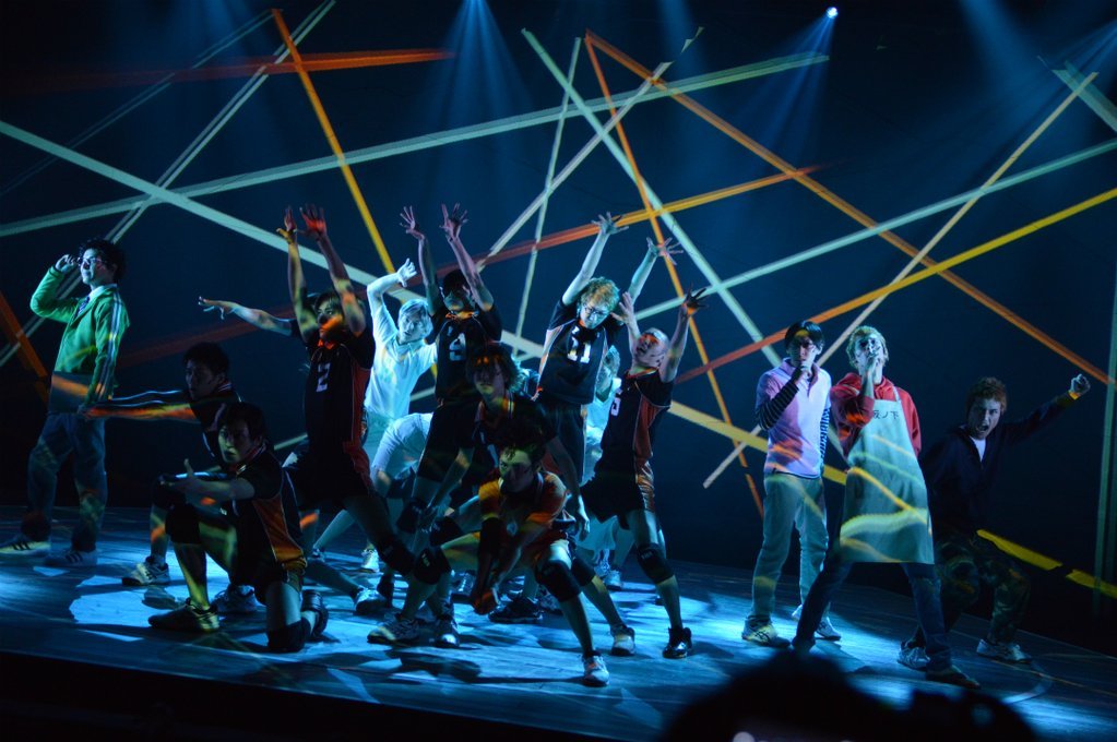 aokinsight:  More Haikyuu stage report with Aobajousai and Karasuno. Sport anime