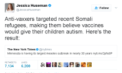 lightlychild-lightly: mysharona1987:  noviceworks-tx:  commodifiedsouls:  Anti-vaxxers are literally moving to full-on genocide. Evil motherfuckers, the lot of them.  This is why “Give them a platform and let them embarrass themselves” DOES NOT WORK.