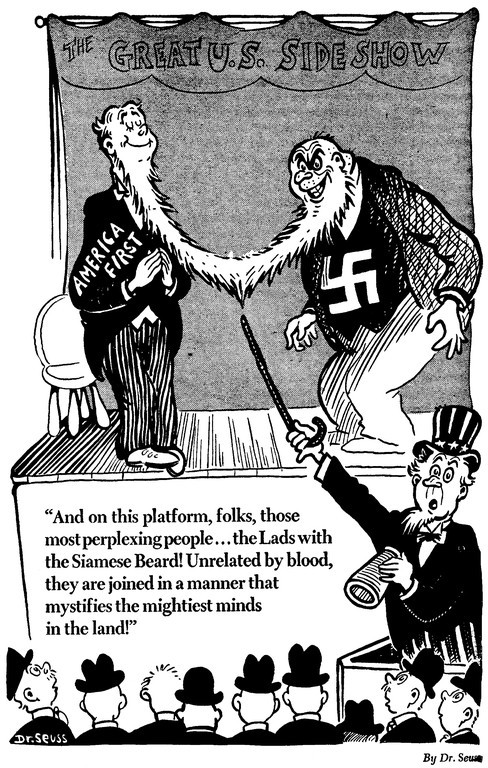rrrick:July 8, 1941, Dr. Seuss Political Cartoons
