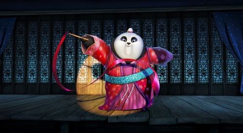 DreamWorks Animation has released the first three stills from the third installment of Kung Fu Panda, which will hit theaters on January 29th. Here’s the official synopsis: When Po’s long-lost panda father suddenly reappears, the reunited duo travels