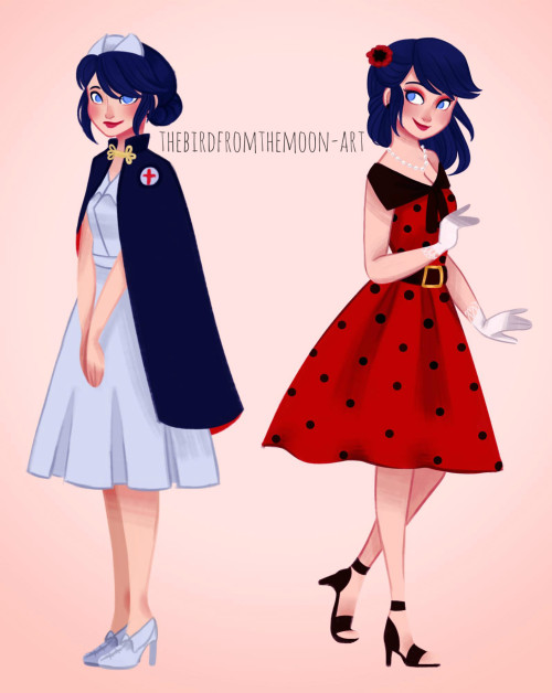 thebirdfromthemoon-art: Some good old fashioned Marinette just because