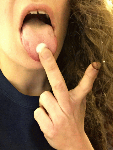 msjigglypuffs: My creamy pussy had me salivating so I scooped some out to taste! Mmmmm
