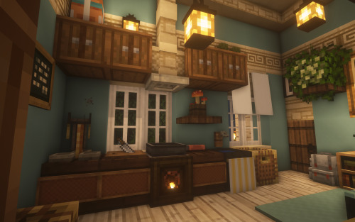 forestfawn888: Baby blue beach house ❁ Minecraft ❁    ForgeOptiFine 1.18.1❁ Resource packs ❁    Mizu