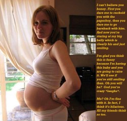 michelle4cucking:  I would love to have made him a proper cuckold by getting pregnant to alover as he watched xx 