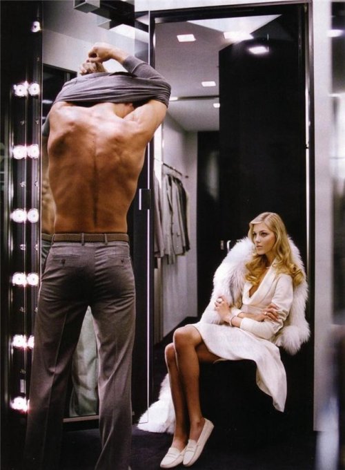 XXX labstrakts:Anja Rubik & Tyson Ballou photo