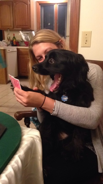theclearlydope:We need to work on that poker face.[via]