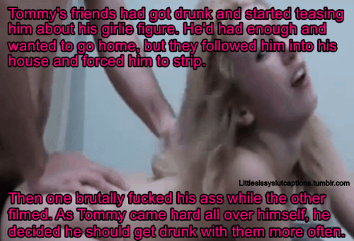 littlesissyslutcaptions: Requested by @tommylovecockHundreds of Original Sissy Captioned gifs!Origin