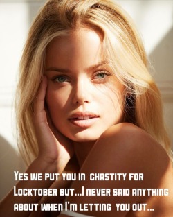 CHASTITY IS GOOD FOR YOU