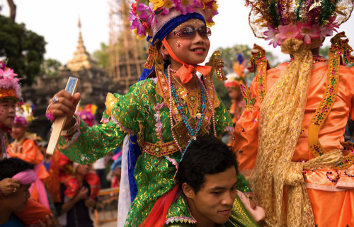 awkwardsituationist: thailand’s annual poi sang long festival, which occurs in the first week 