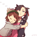 artastiq:Free hugs! (*´▽`*)	╰(*´︶`*)╯