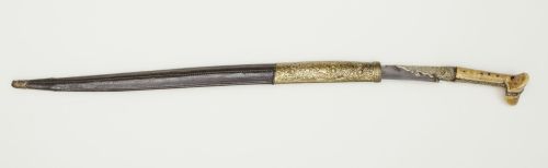 art-of-swords:Yataghan SwordDated: 1727-1728Culture: OttomanMedium: stell with walrus tusk ivory, le