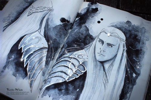 pixalry:  The Hobbit Custom Traditional Artwork: Part 3 - Created by Kinko White You can find more of the artist’s phenomenal work on Facebook and Tumblr. You can see Part 1 here and Part 2 here. 