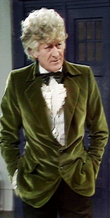 greyhoundone:Third Doctor + Suits (or not)