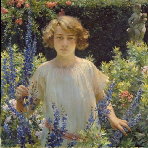 die-rosastrasse:Charles Courtney Curran American, 1861–1942 